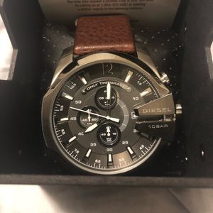 Diesel 10 Bar Leather Band